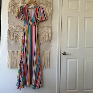 Louna Meghan Wrap Maxi Dress